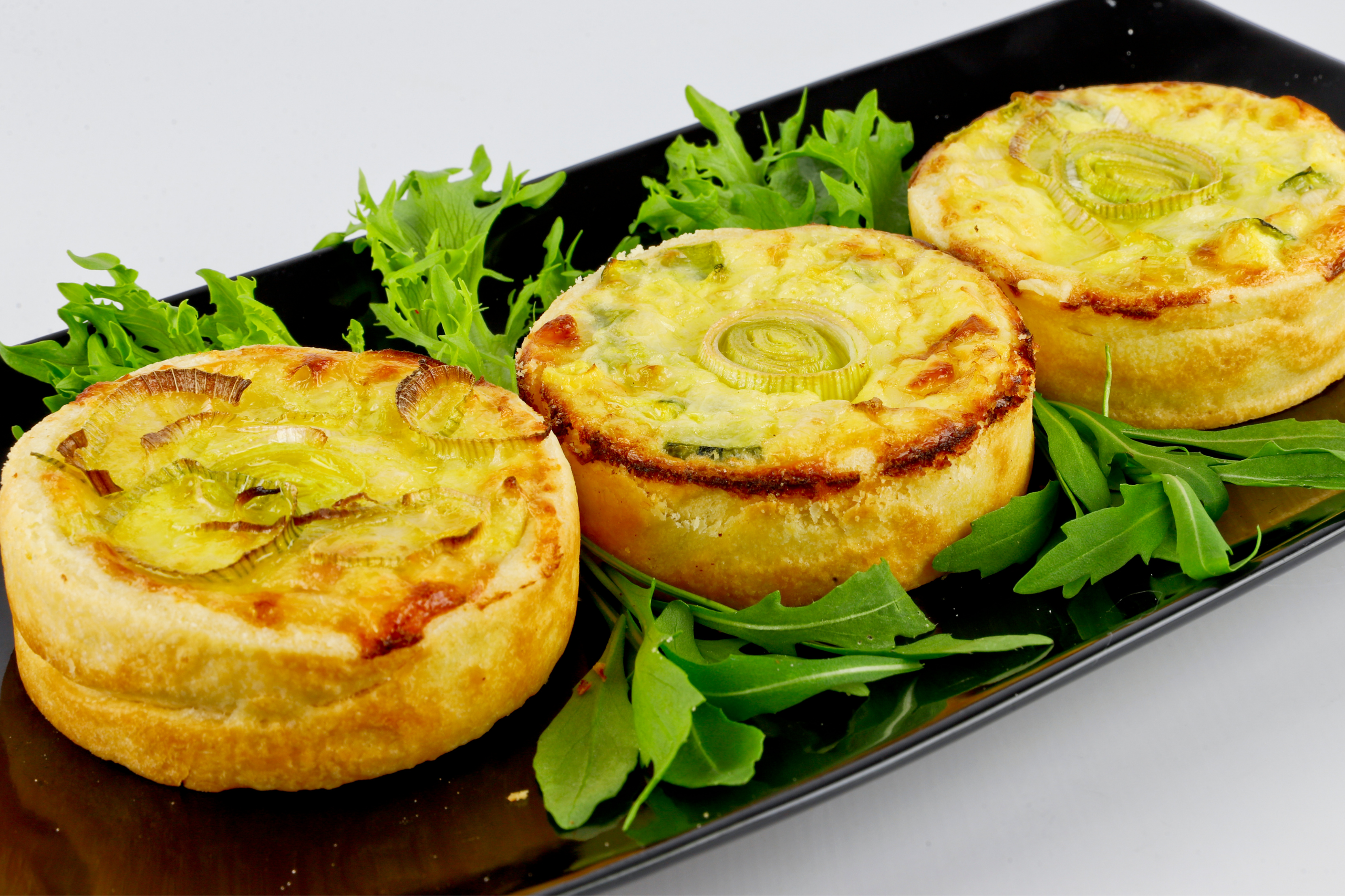 Quiche de Nata e Alho Poró
